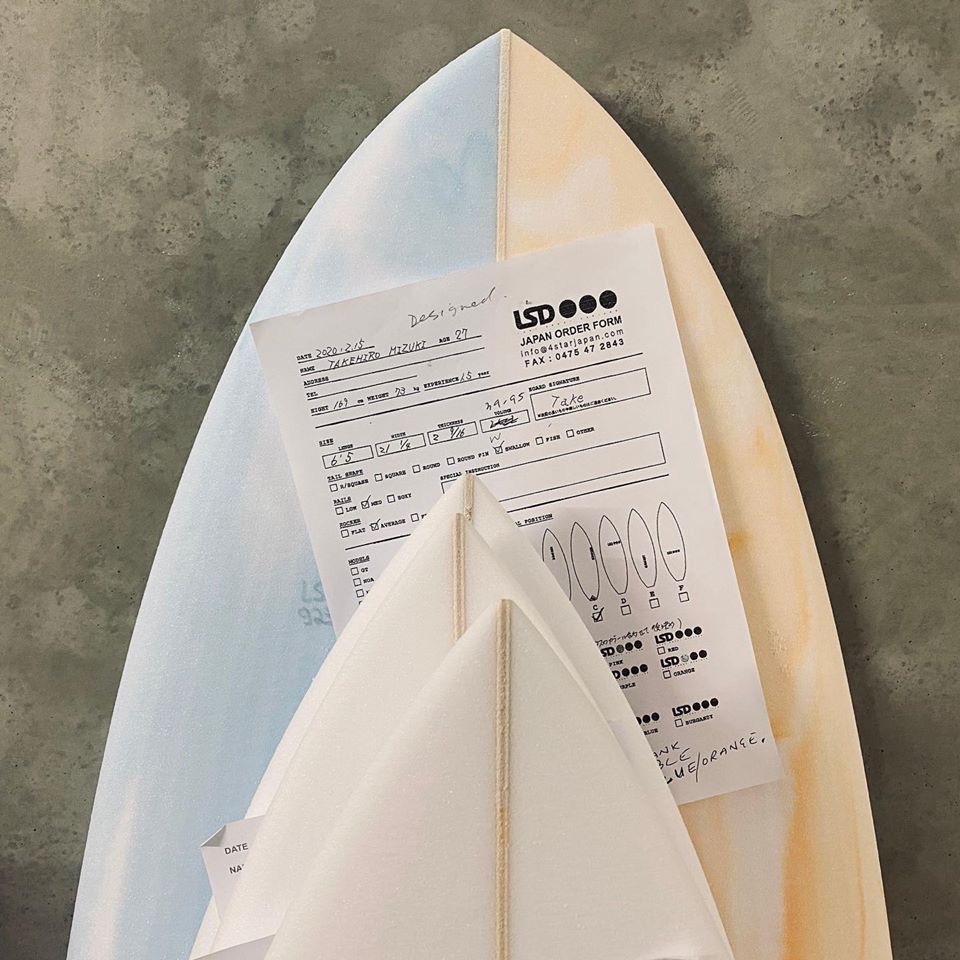 lsdサーフボードオーダー